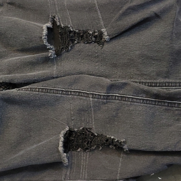 GUESS Tahiana Fit Distressed High Waist Skinny Faded Thin Jeans 25 - Picture 11 of 12